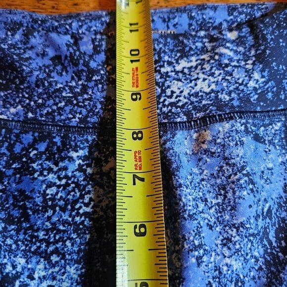 UNDER ARMOUR HeatGear Compression Leggings | Women’s Medium, Black Blue White - Picture 5 of 6